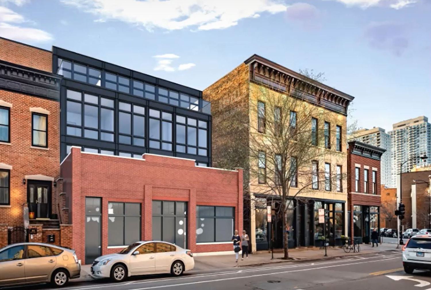 1810 North Wells mixed-use development, Old Town, Chicago