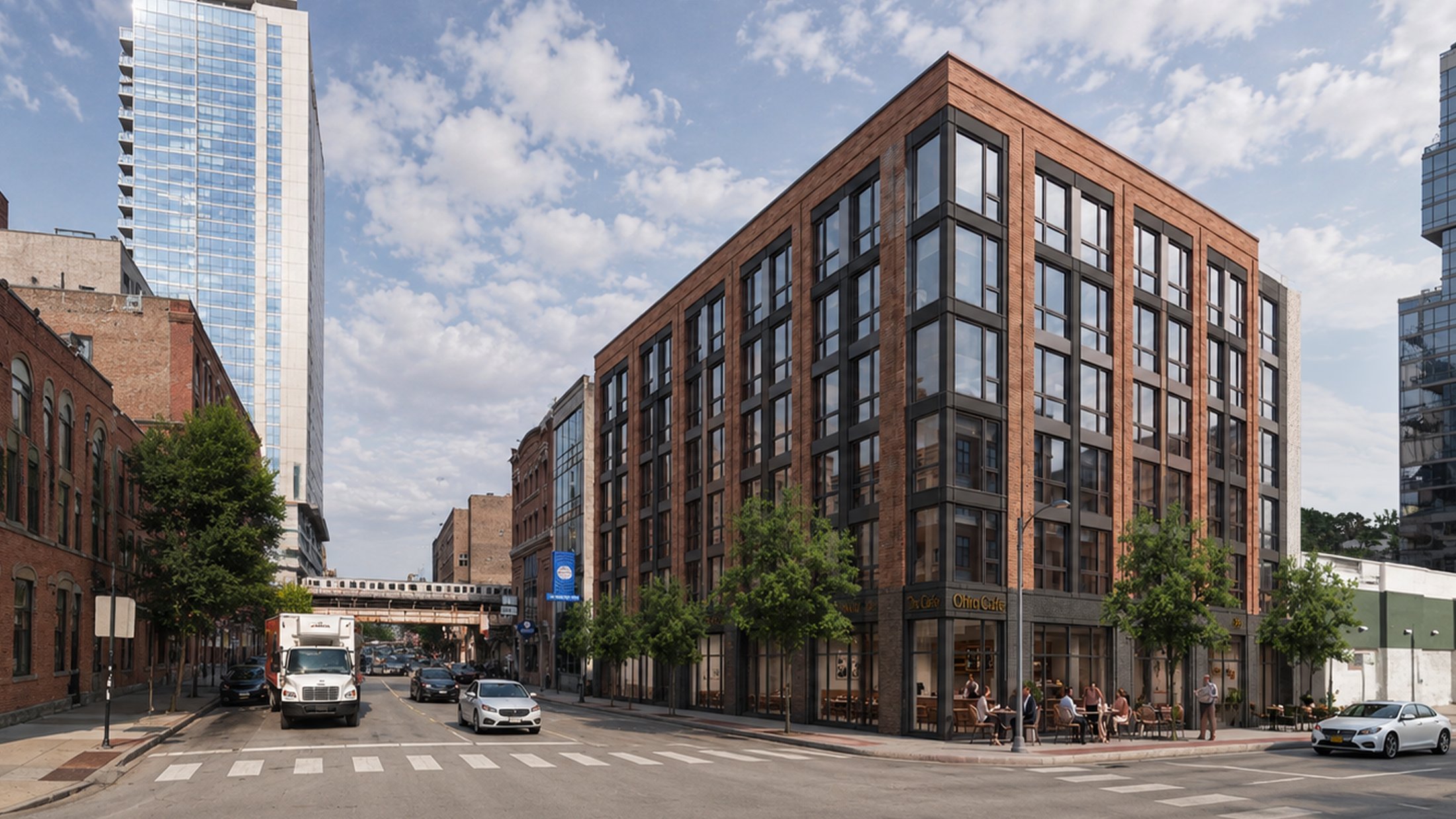 200 W Ohio exterior rendering