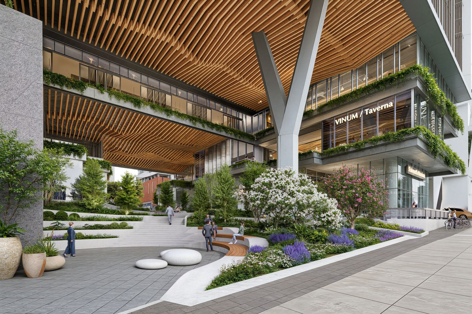 319 Peabody tower street view rendering, Nashville