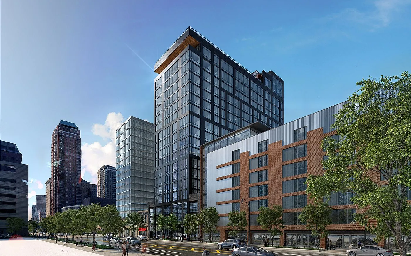 626 S Wabash street level view, South Loop Chicago multifamily