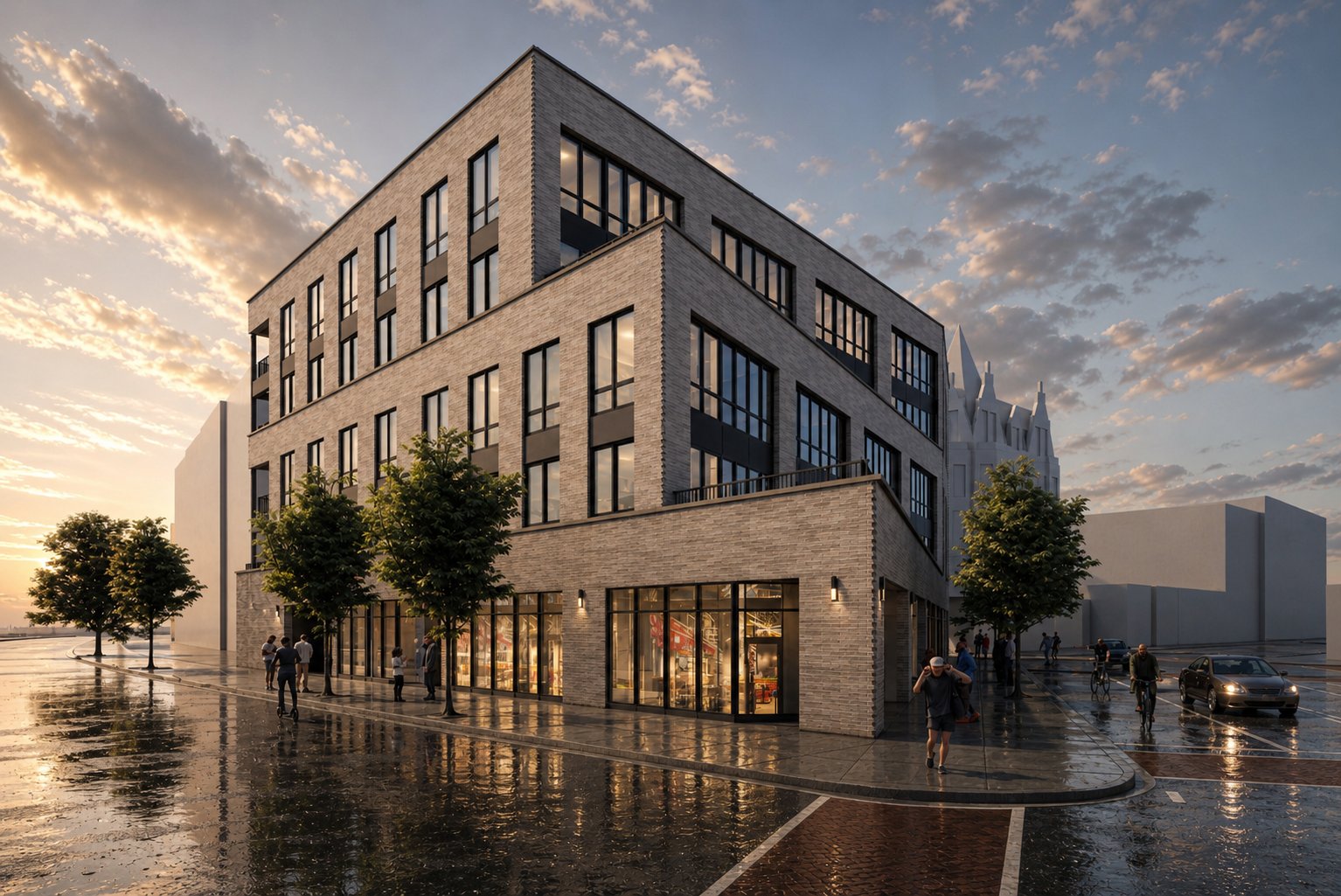 The Arris street view rendering, Lincoln Park, Chicago