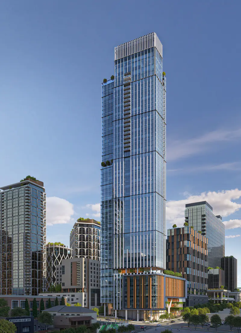 319 Peabody tower exterior rendering, Nashville Tennessee